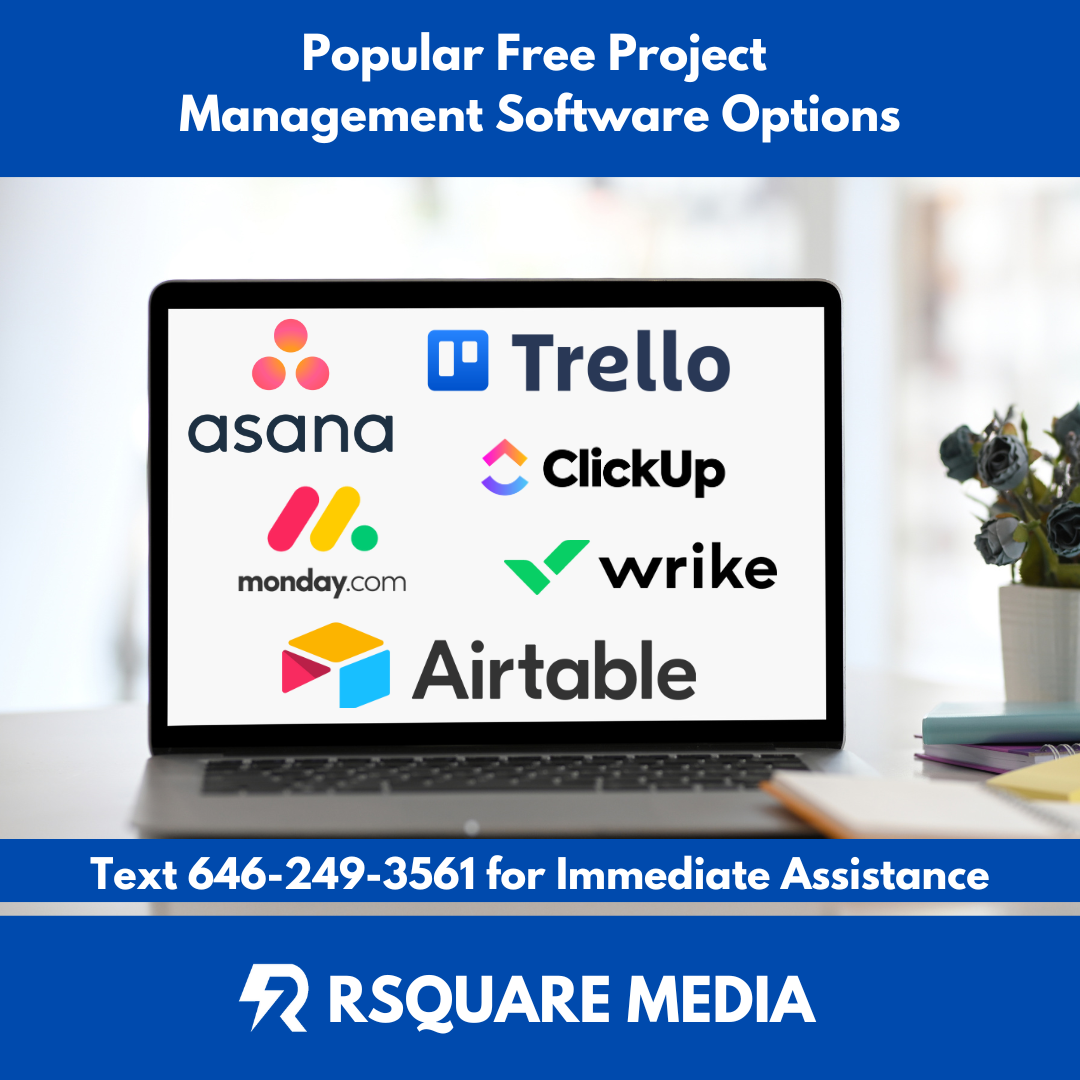 Free Project Management Software Rsquare Media